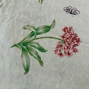 Lenox Fine Table Linen Tablecloth - Butterfly Meadow Design; 70” (178 cm)